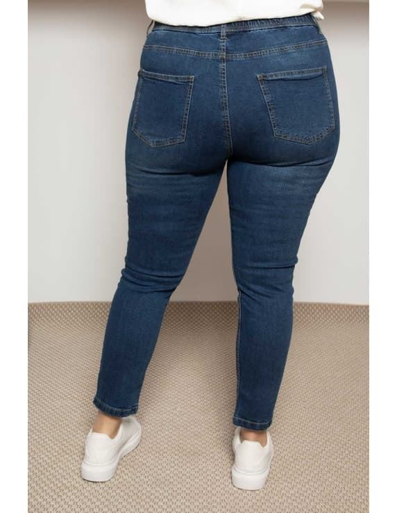 Jeans de corte pitillo mujer tallas grandes - Imagen 2