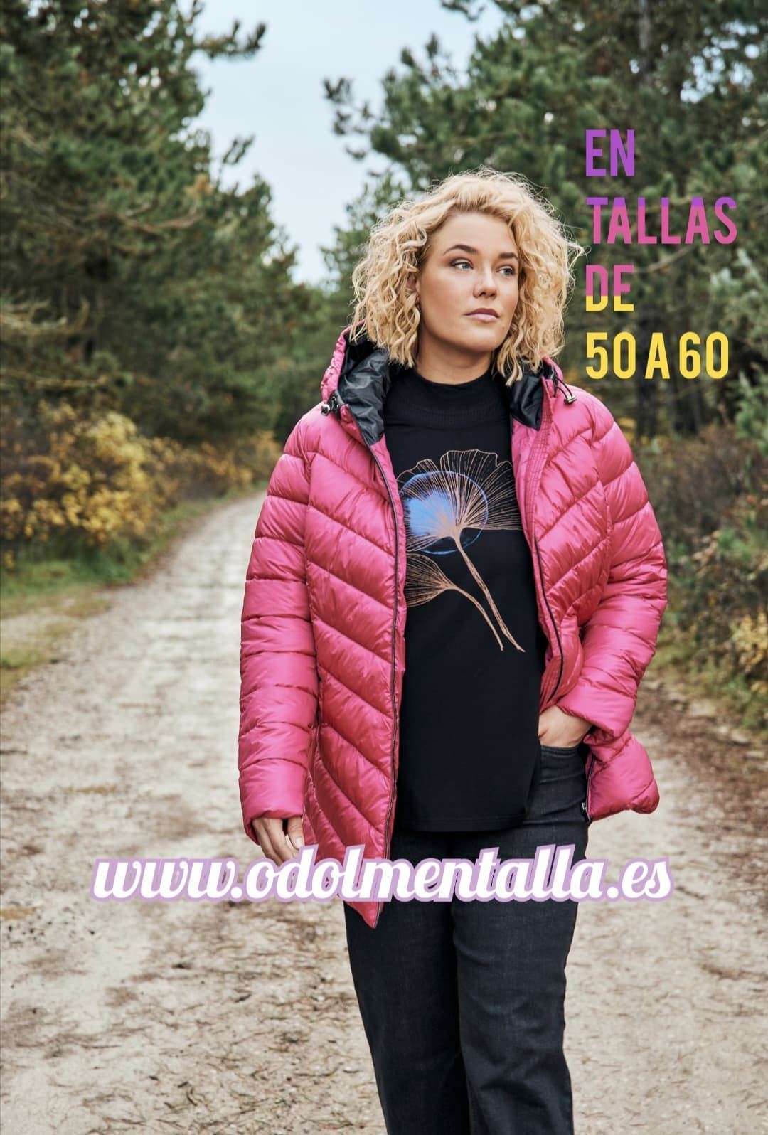 Parka acolchado ligero mujer tallas grandes