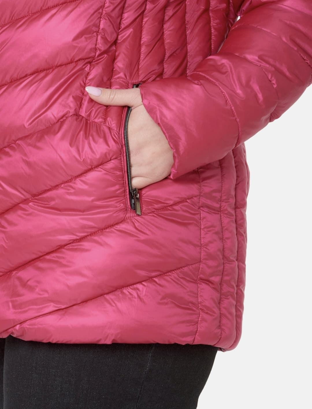 Parka acolchado ligero mujer tallas grandes - Imagen 2