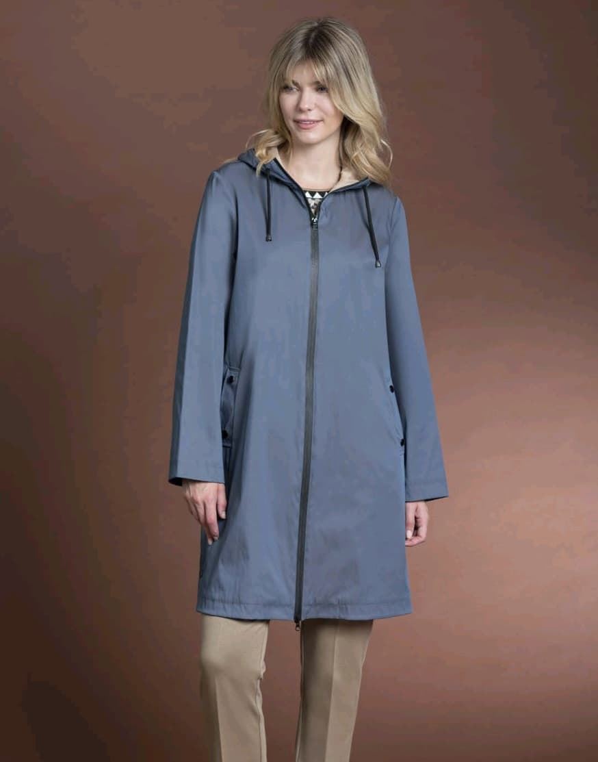 Trench impermeable 3/4 mujer tallas grandes - Imagen 2